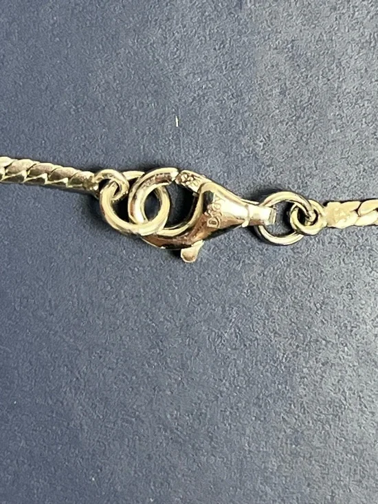 D'Joy 67 Natural Multi Sapphire 10 ctw Tennis Necklace 925 Silver 18” NWT in box - Picture 7 of 14